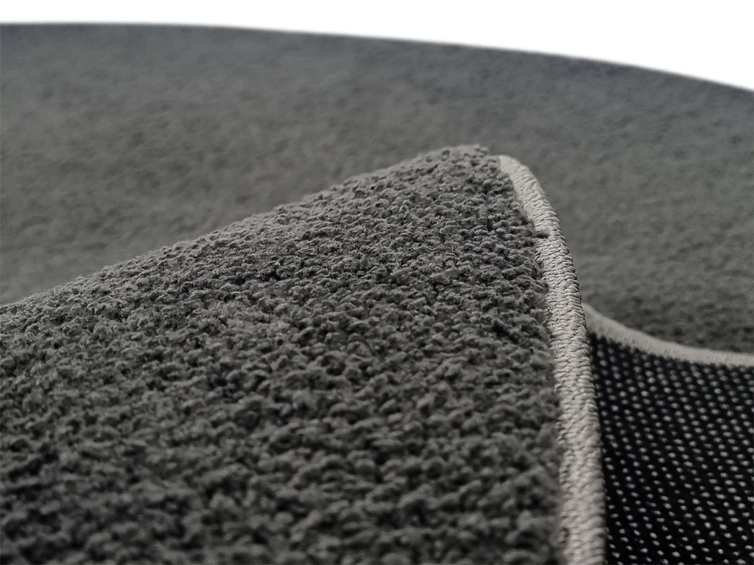Round rug - Vevila (dark grey)