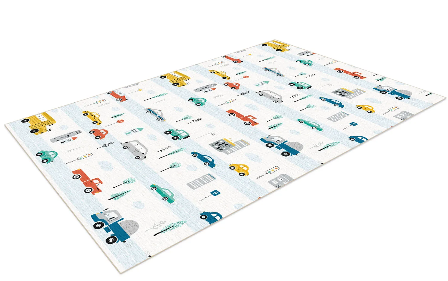 Childrens rugs - Road Cars (multi)