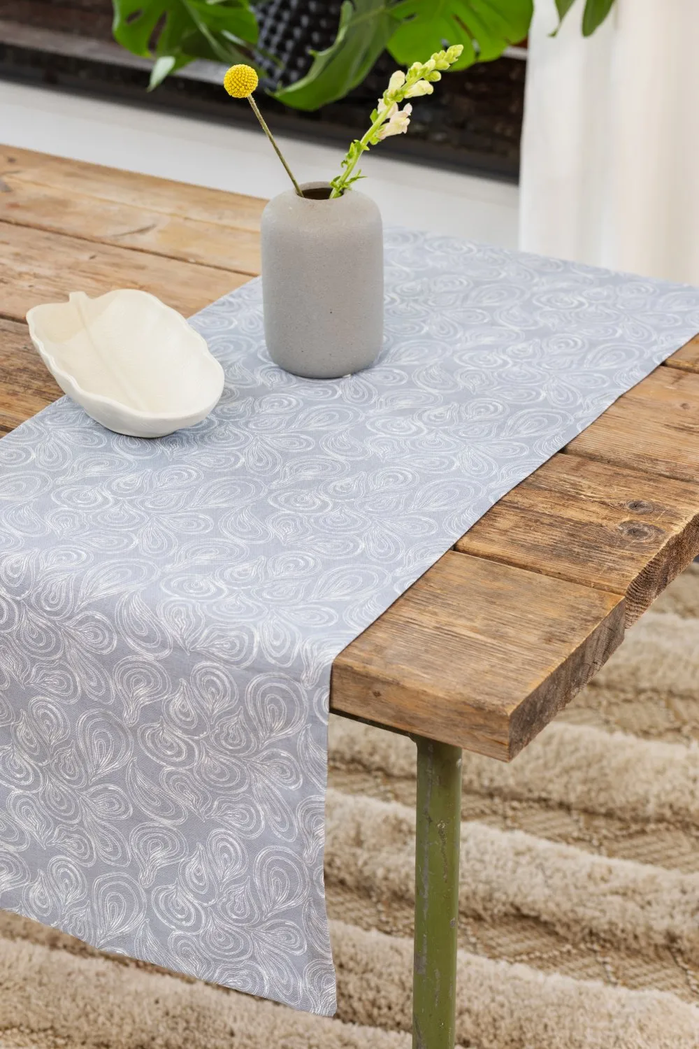 Table runner - Merja (blue)