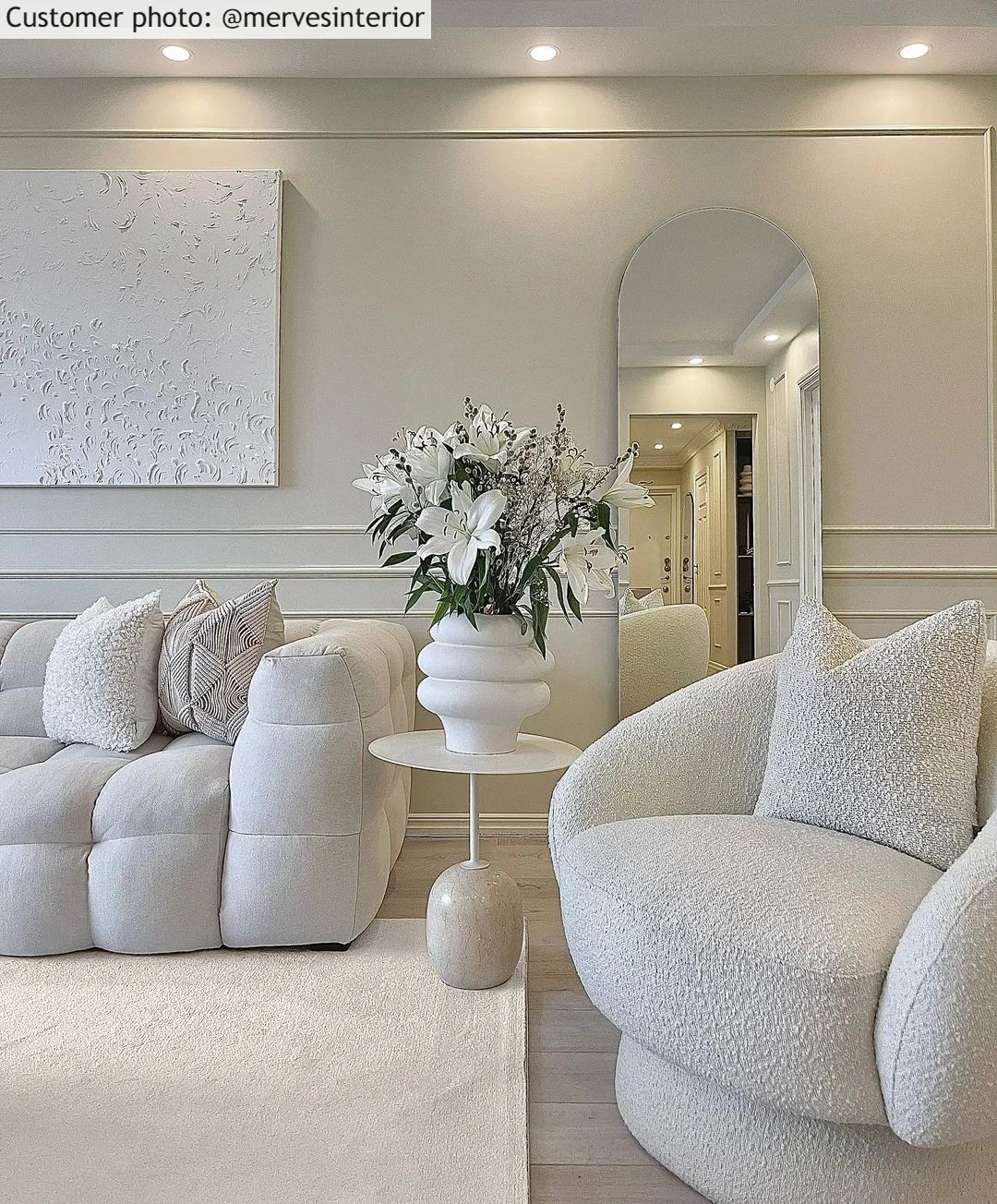 Wilton rug - Sunayama (white)