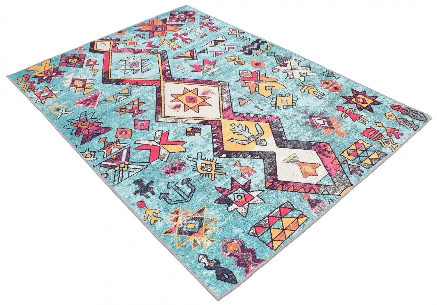 Wilton rug - Misare (blue/multi)