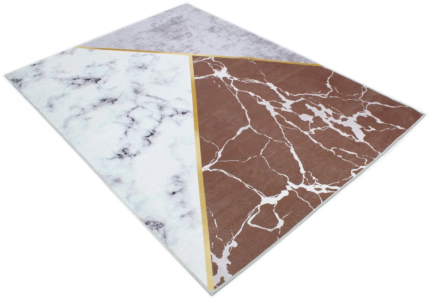 Wilton rug - Savino (grey/white/brown)