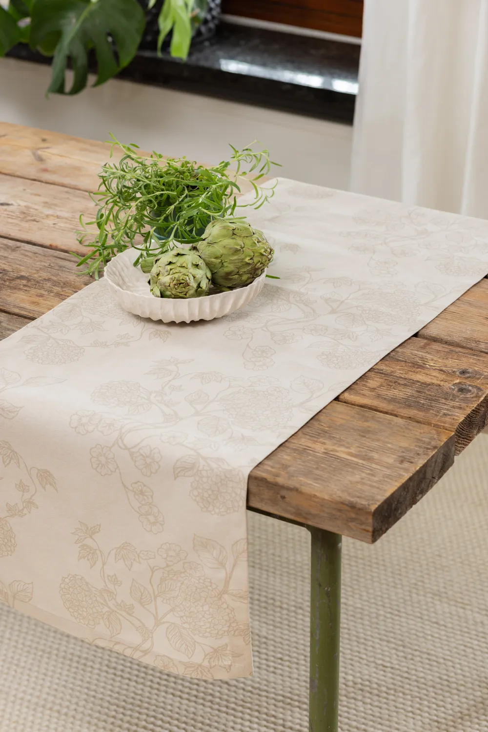Table runner - Minna (beige)