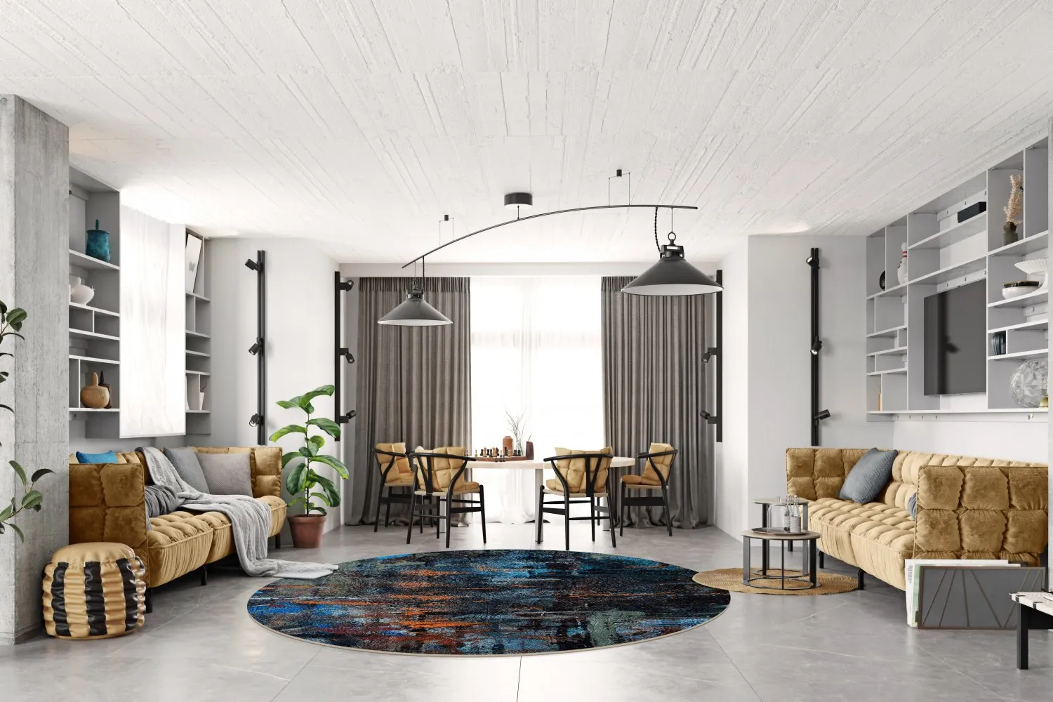 Round rug - Taranto (multi)