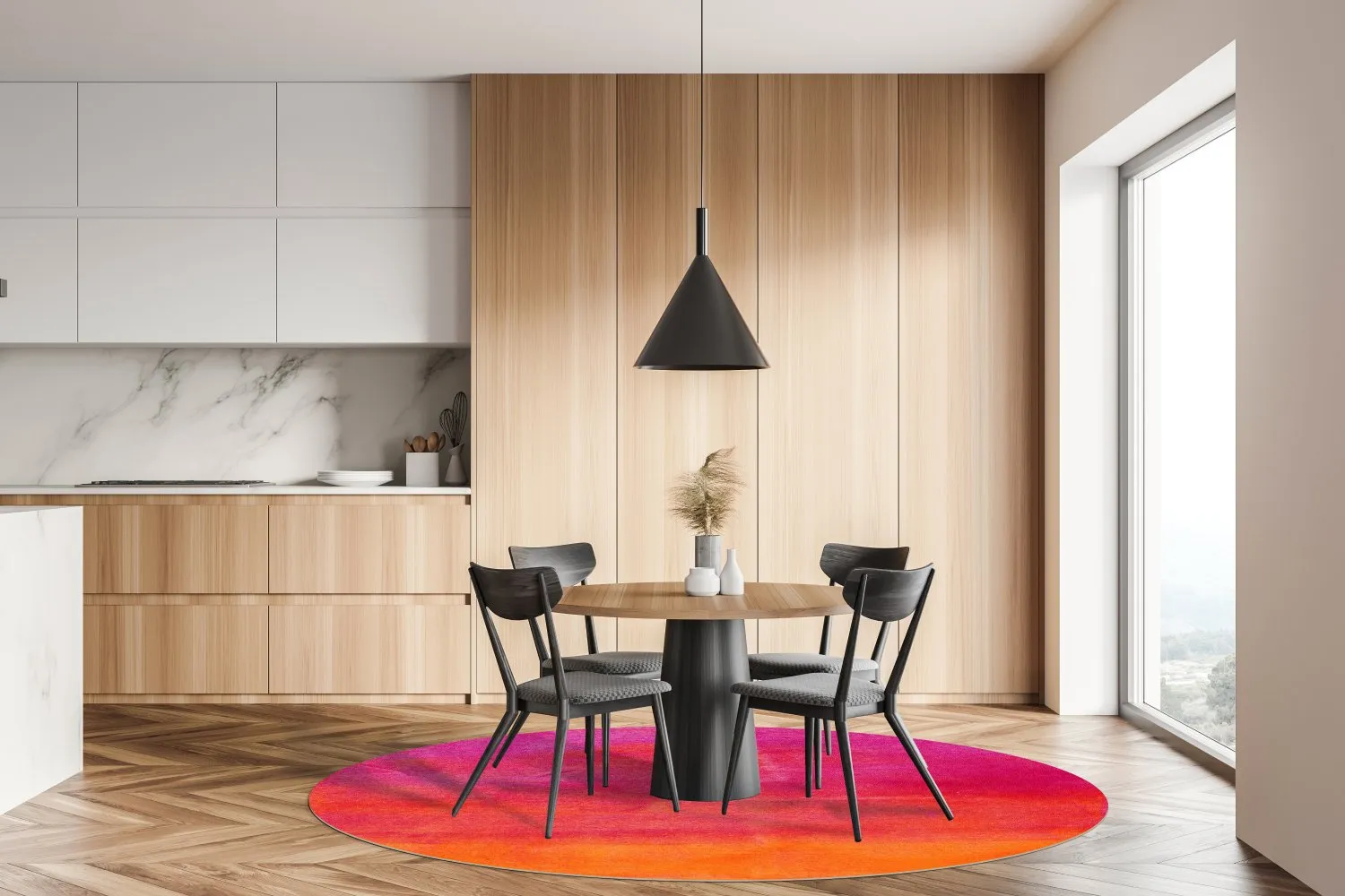 Round rug - Moura (multi)