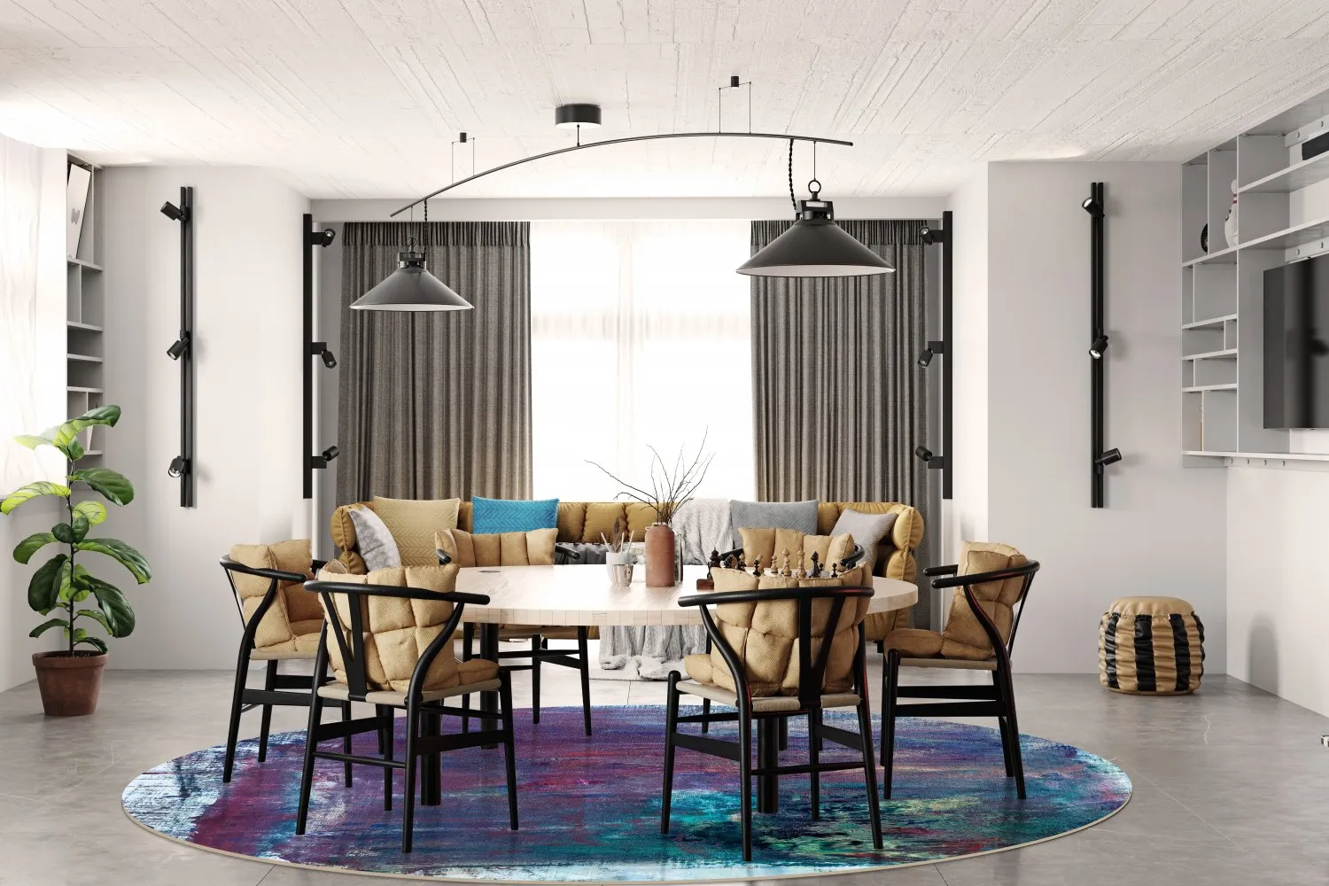 Round rug - Tolosa (multi)