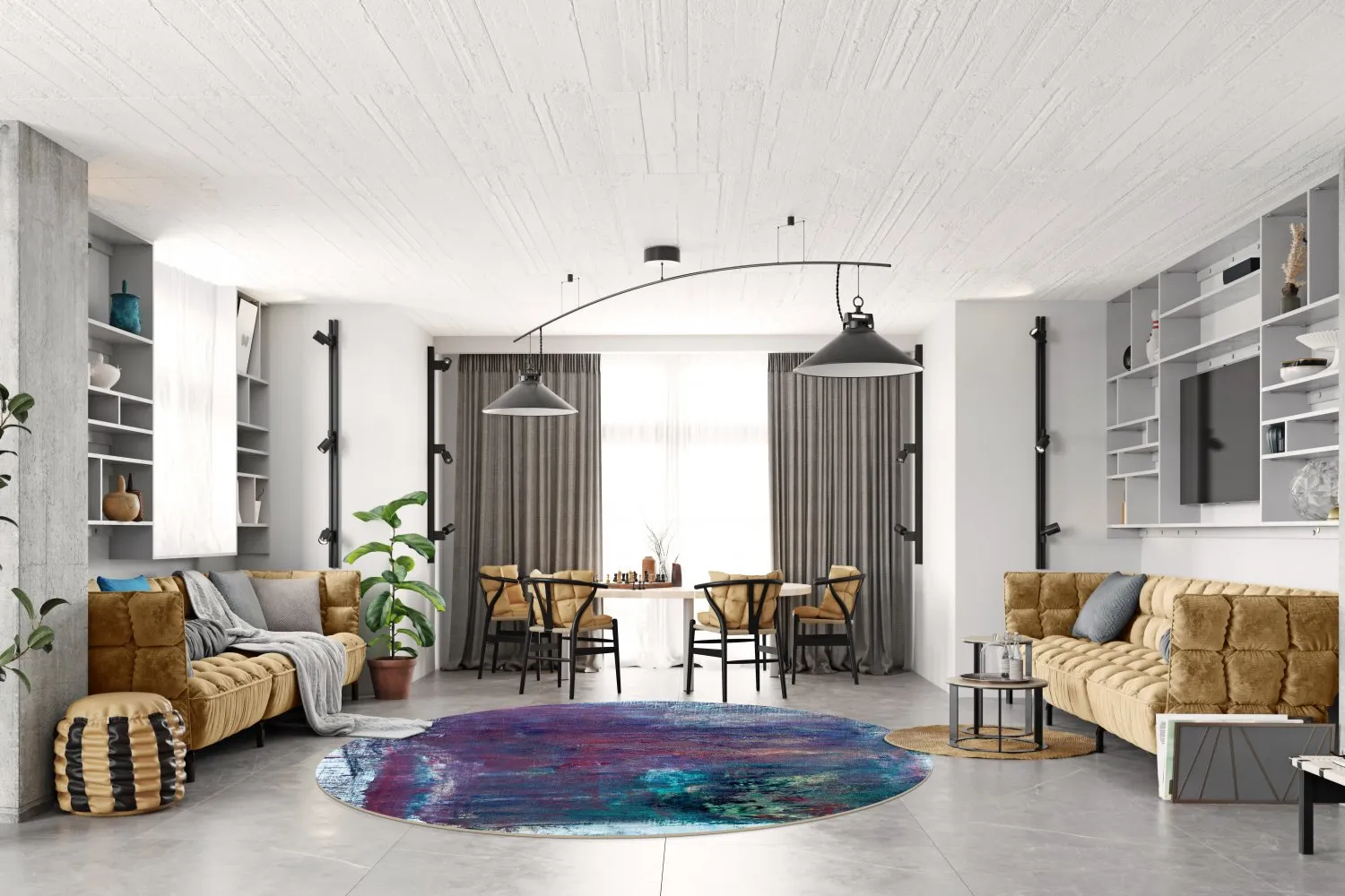 Round rug - Tolosa (multi)