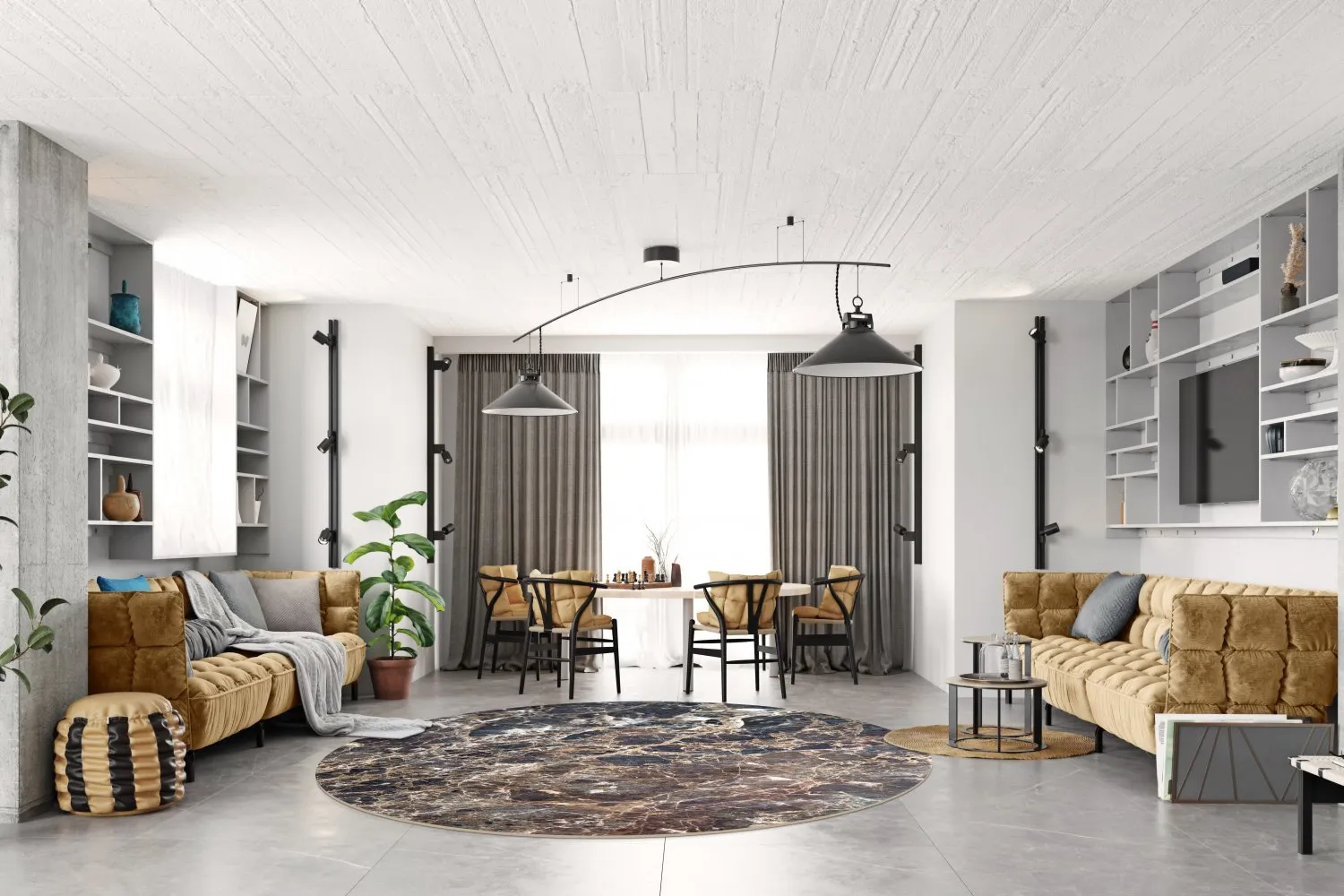 Round rug - Lecco (multi)