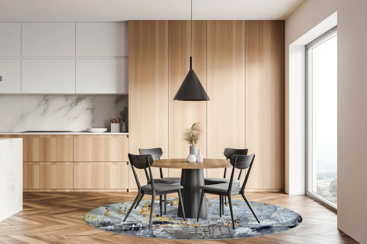 Round rug - Pias (multi)