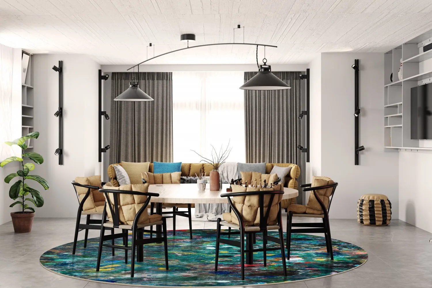 Round rug - Umbria (multi)