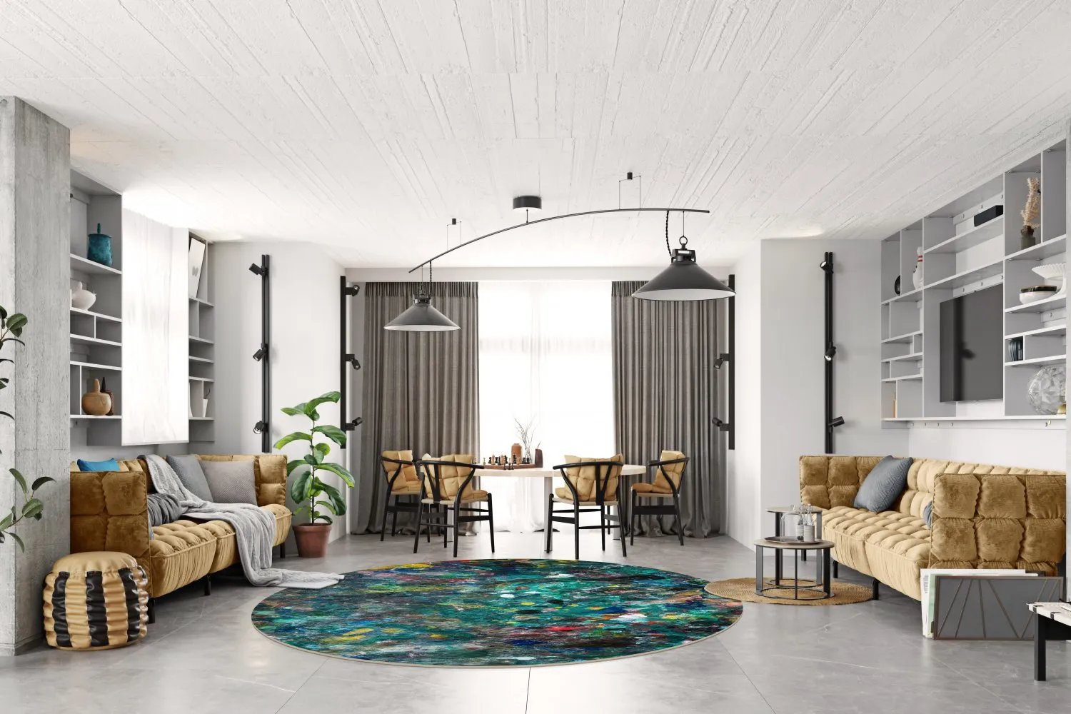 Round rug - Umbria (multi)