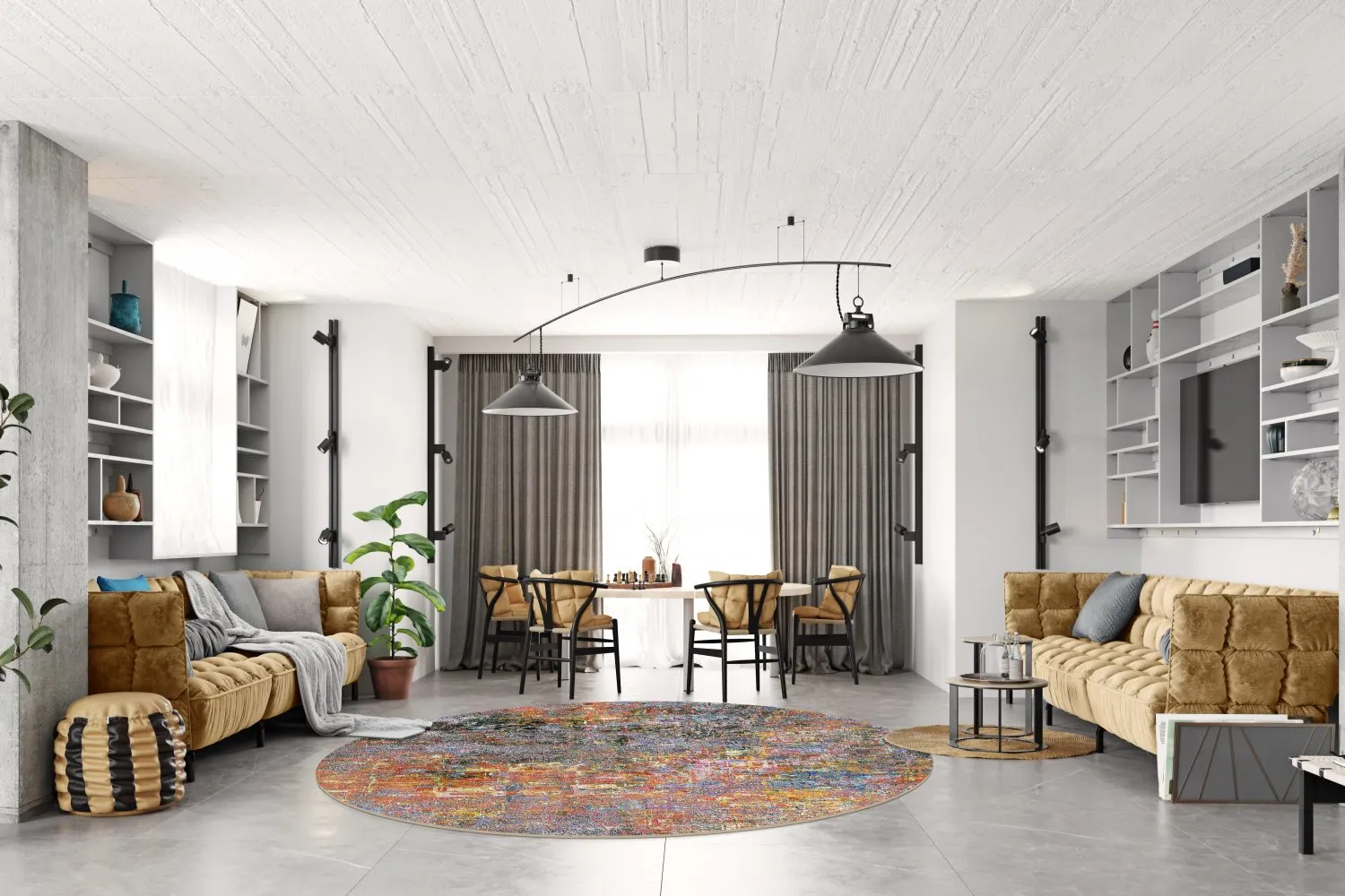 Round rug - Almonte (multi)