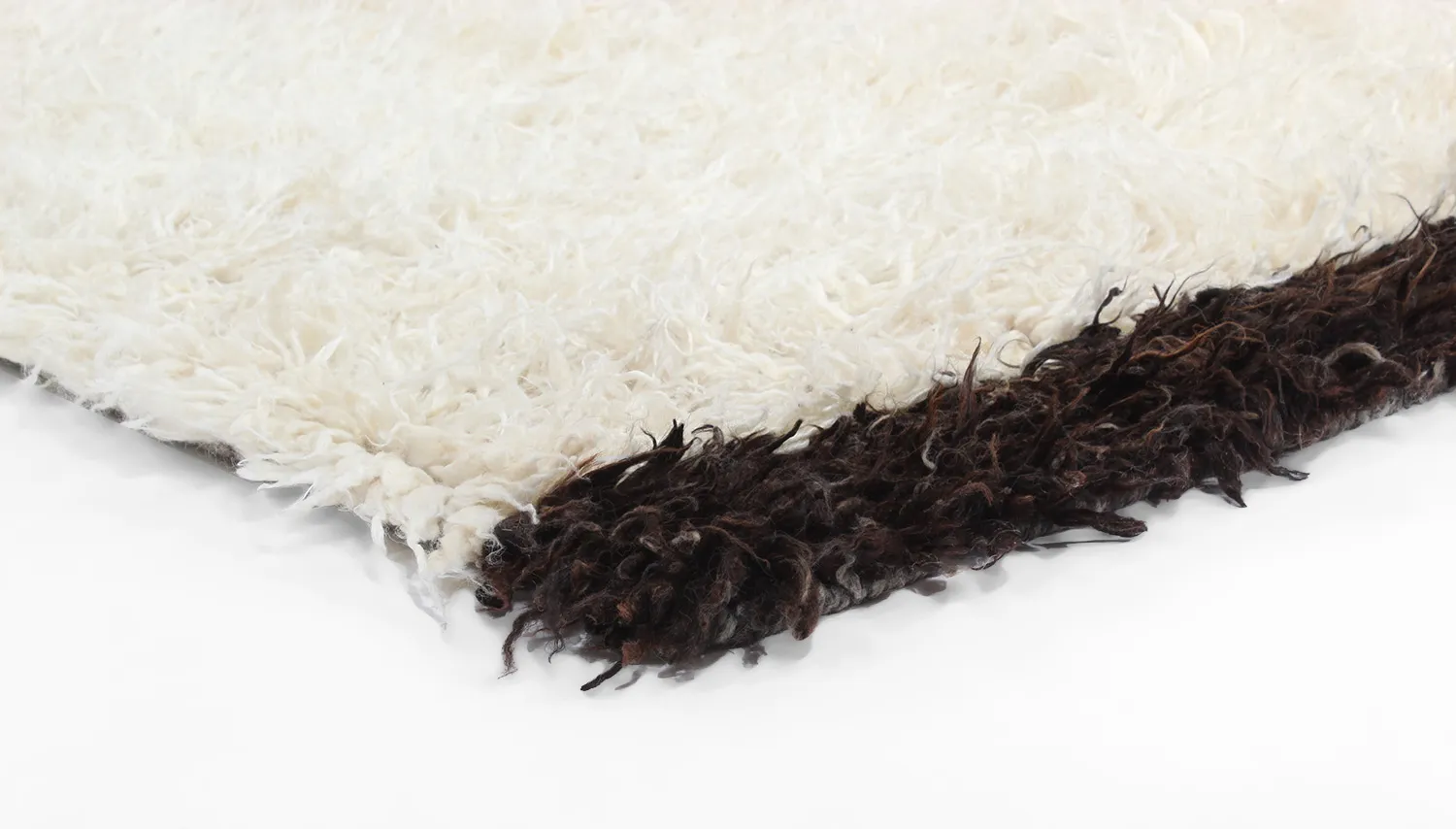 Wool rug - Nova (white/black)