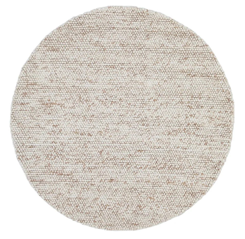 Round rug - Avafors Wool Bubble (natural)