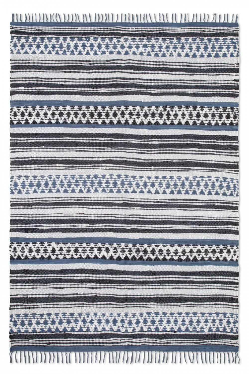 Rag rug - Orissa (blue)
