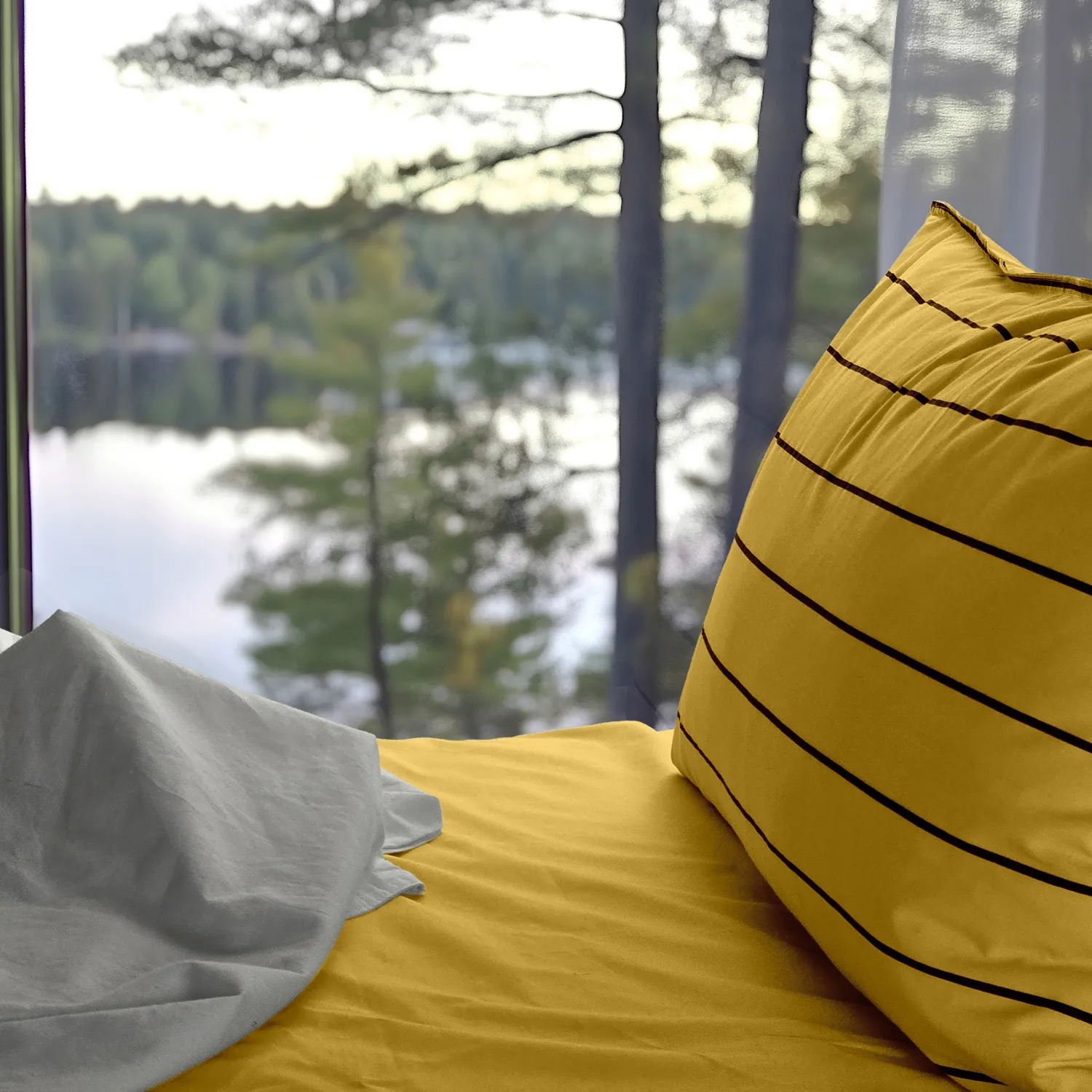 Pillowcase - Isadora (mustard)