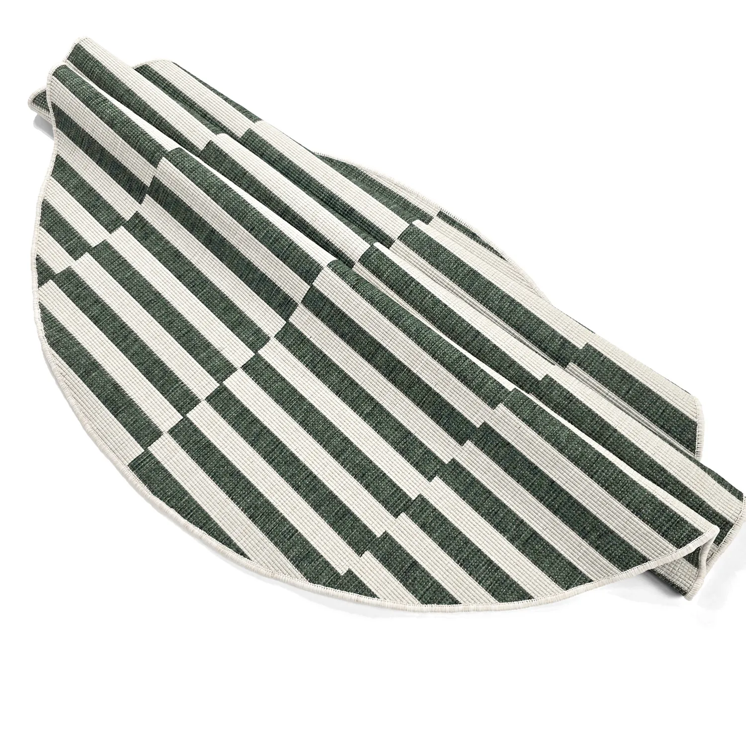 Round rug - Indoor/Outdoor Otto (green)