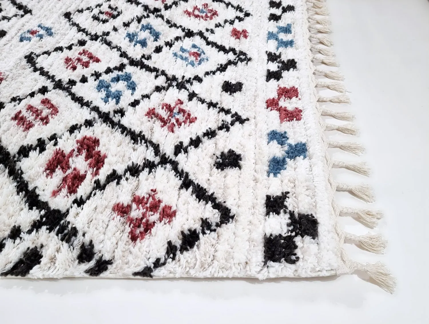 Shaggy rugs - Siena (beige/multi)