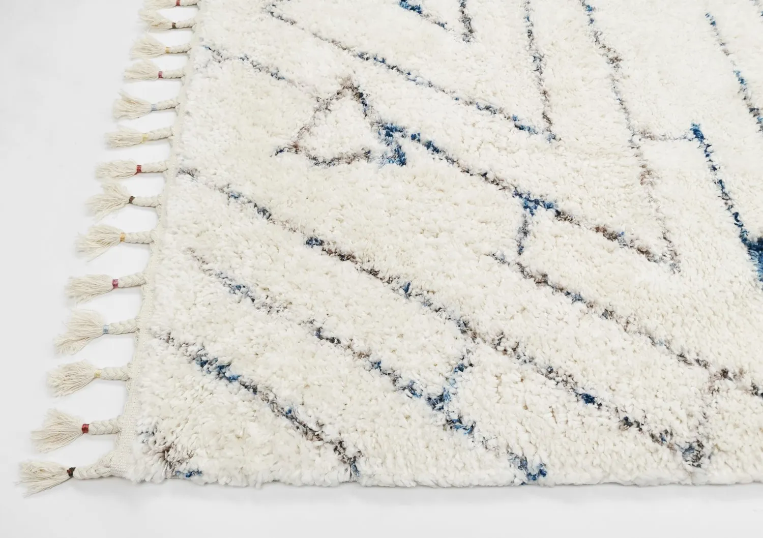 Shaggy rugs - Valencia (blue/multi)