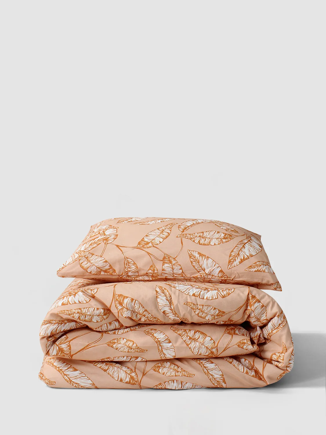 Bedset - Leaves (orange)