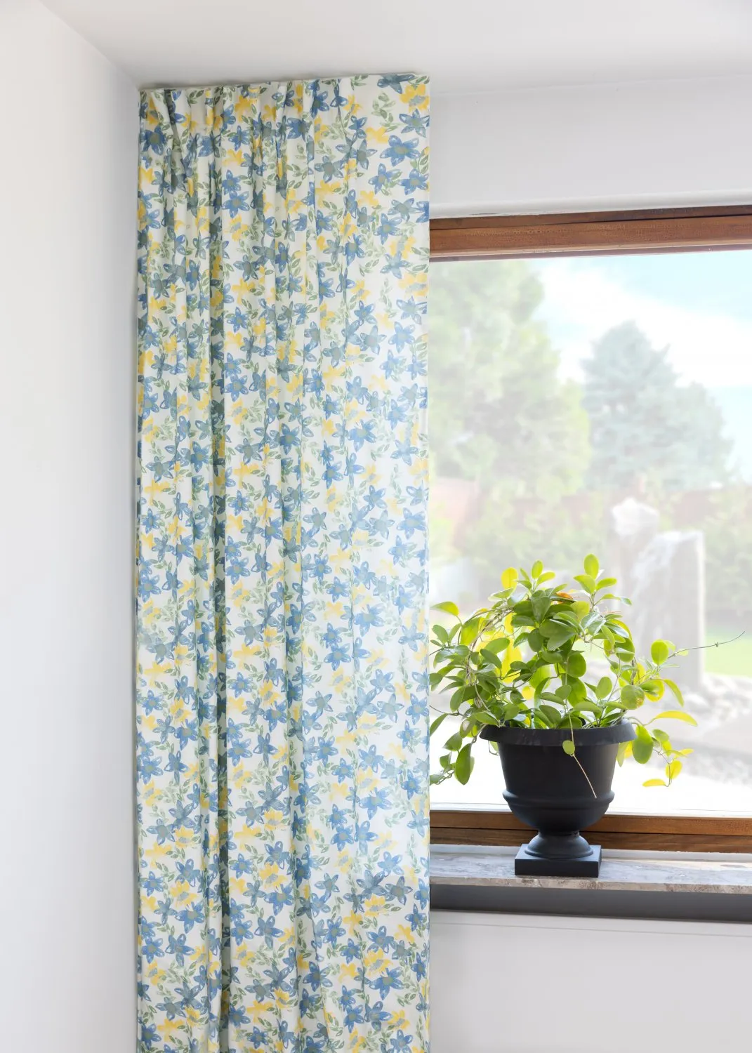 Curtains - Cotton curtain Petite (blue)