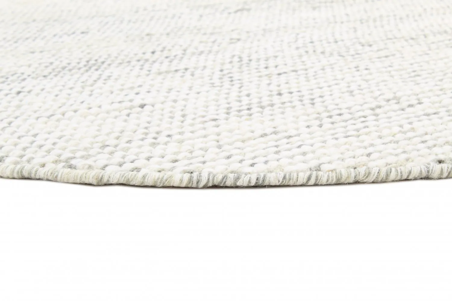 Round rug - Plockton (grey/white/green)