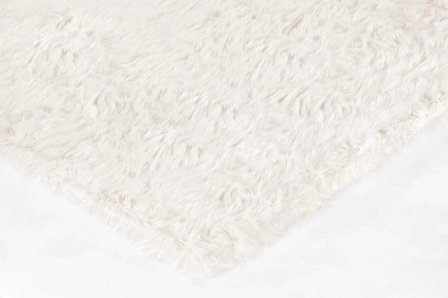 Shaggy rugs - Pomaire (white)
