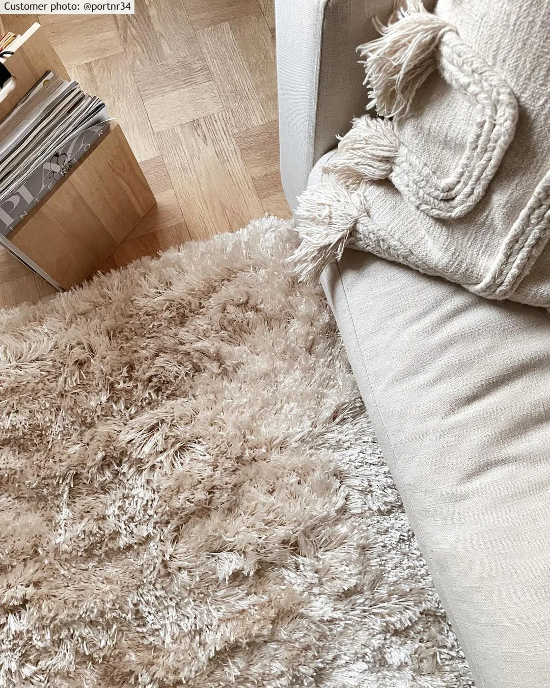 Shaggy rugs - Kanvas (beige)