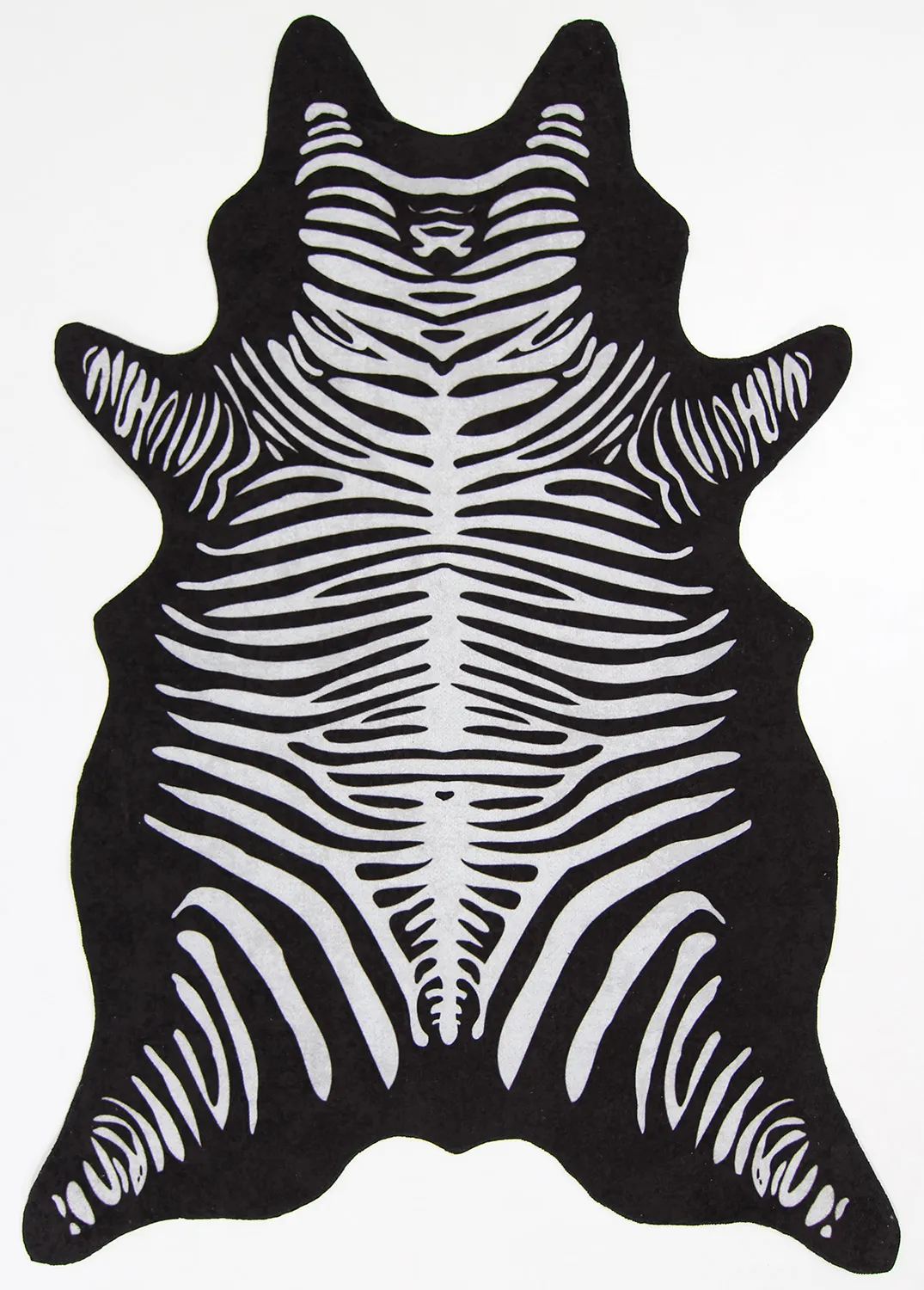 Wilton rug - Osaka (black/white)