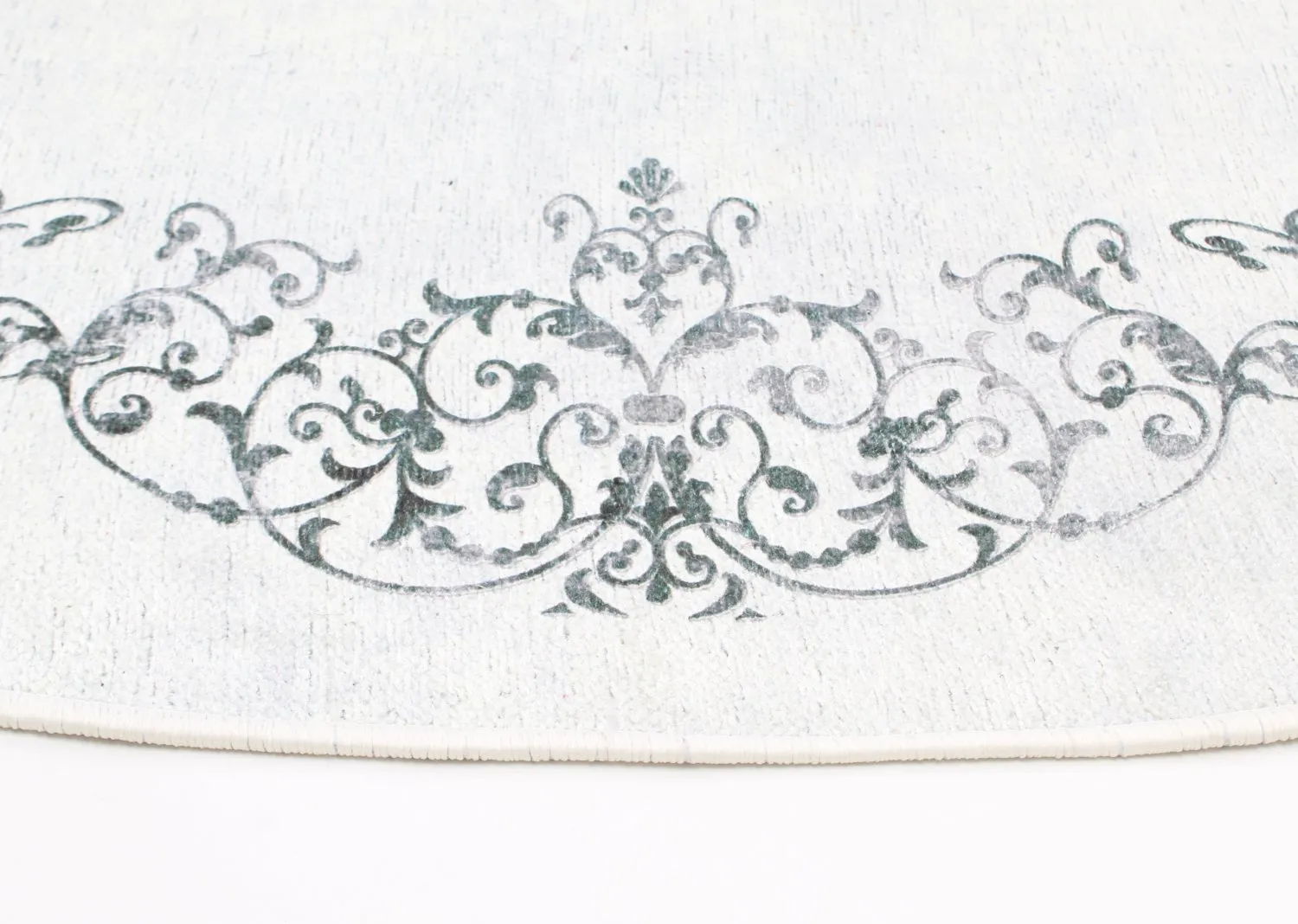 Round rug - Santi (white/black)