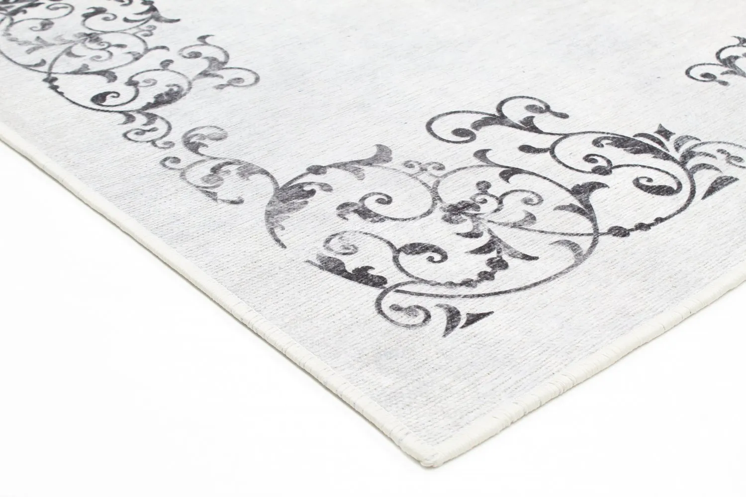 Wilton rug - Santi (white/black)