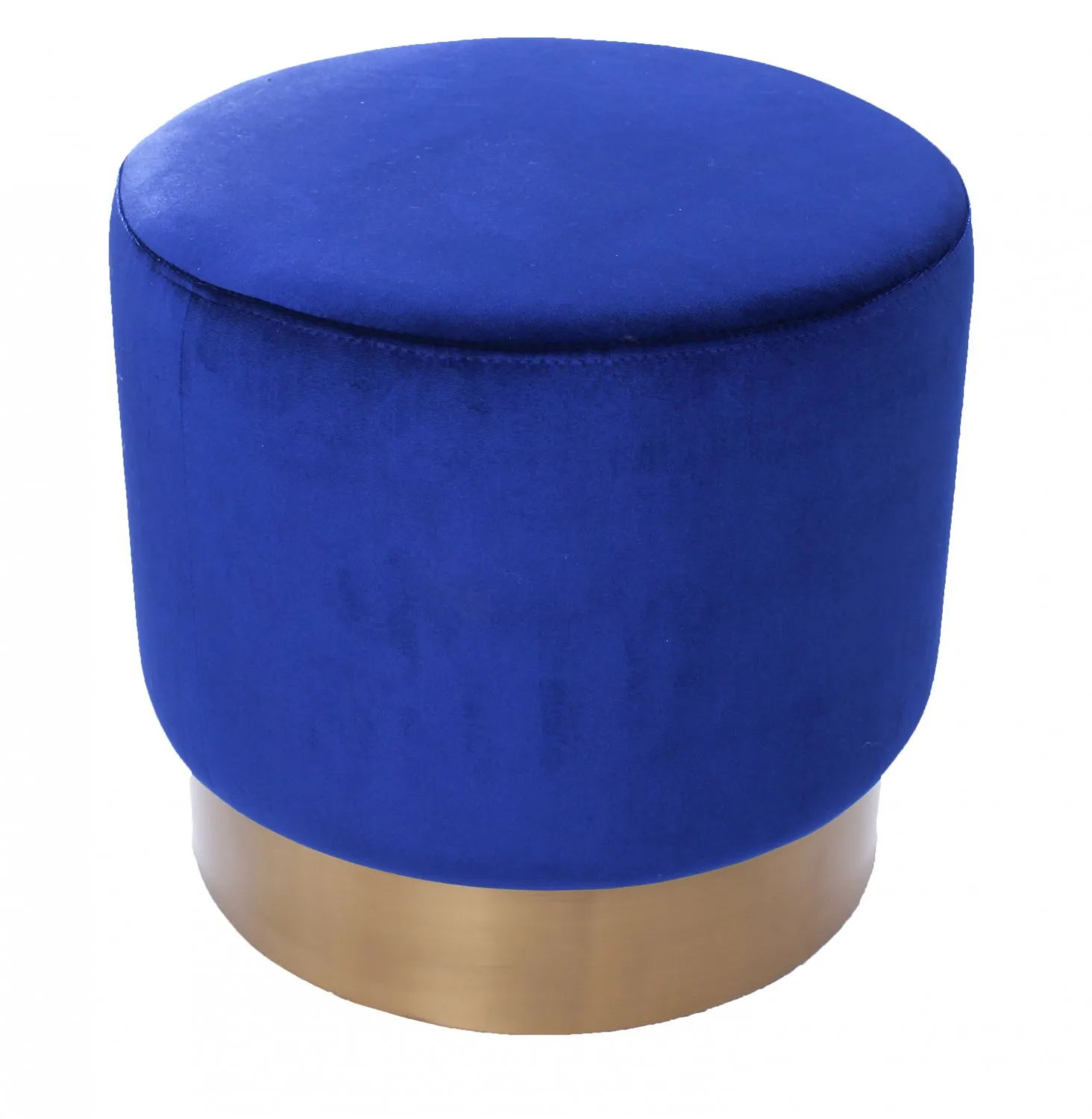 Pouf velvet - Copenhagen (blue)