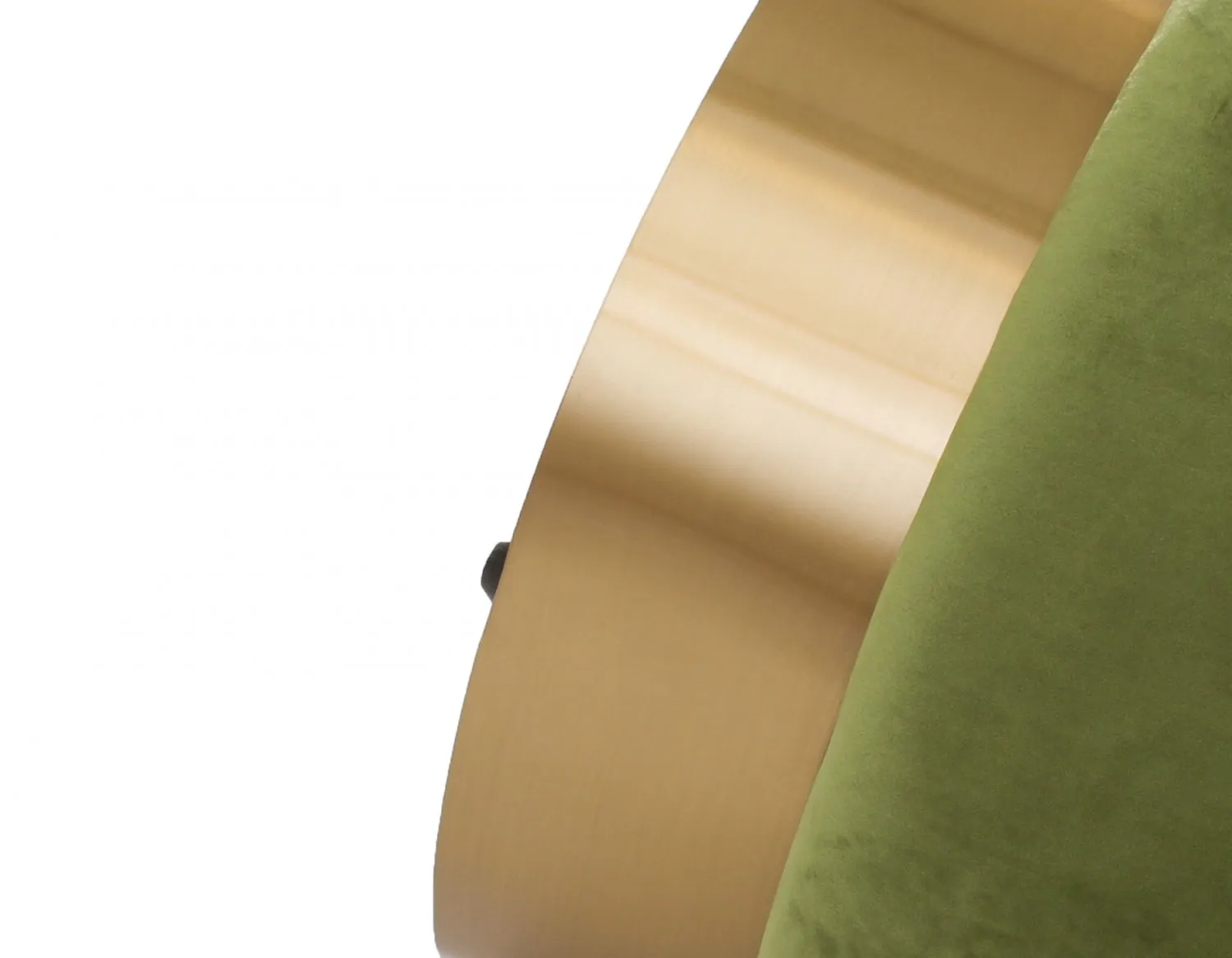 Pouf velvet - Copenhagen (green)