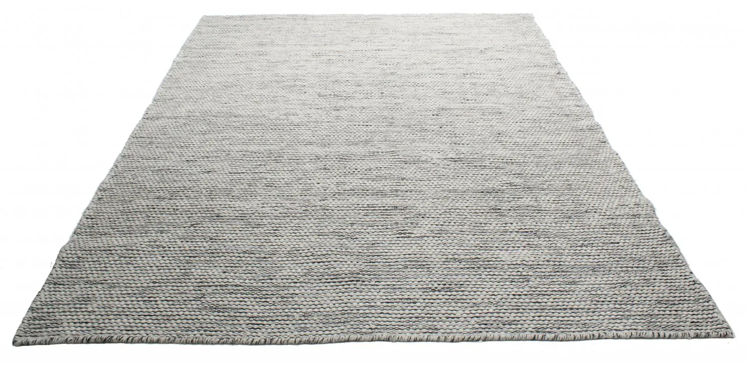 Wool rug - Otago (grey/black)