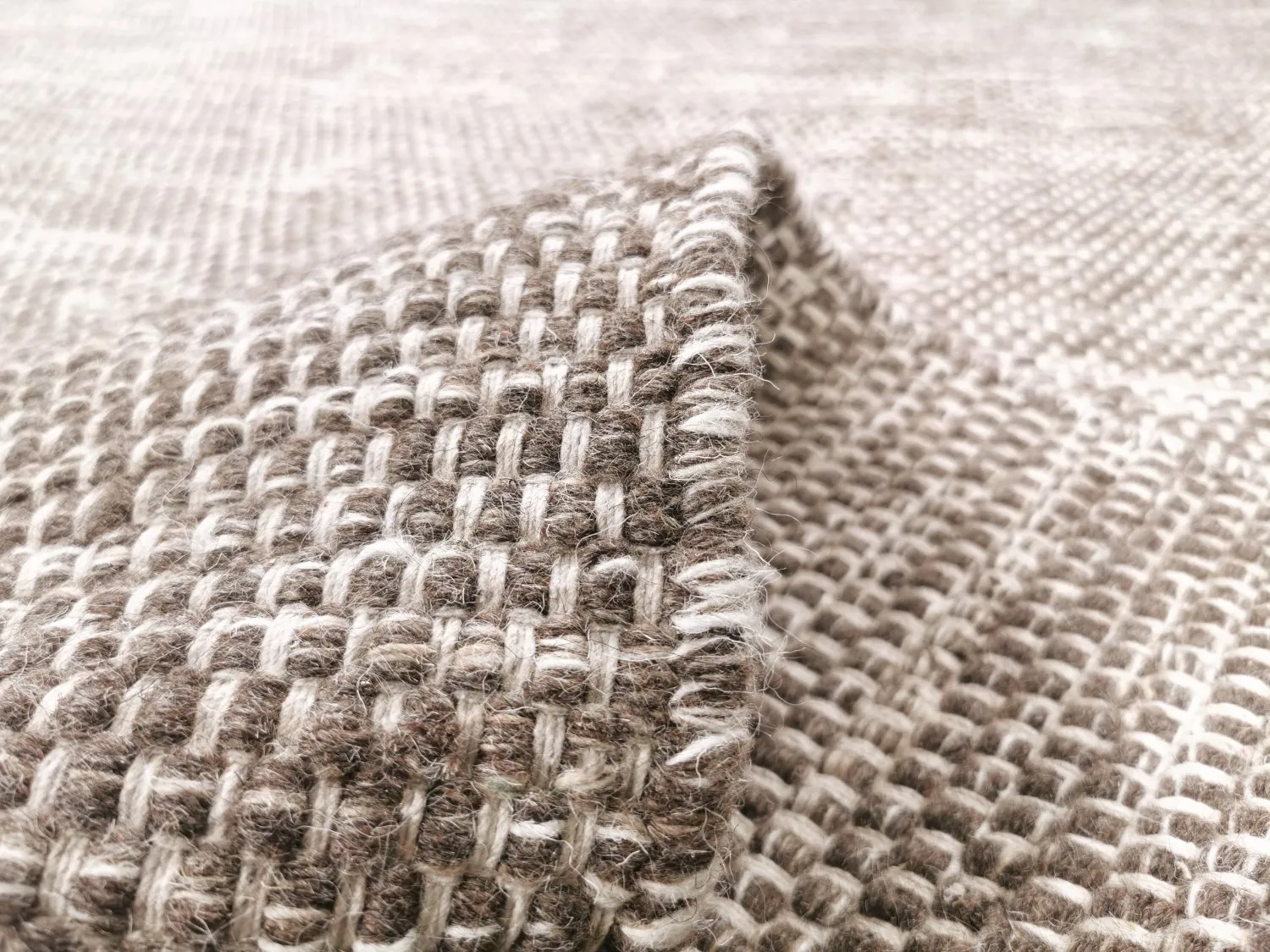 Round rug - Otago (brown)