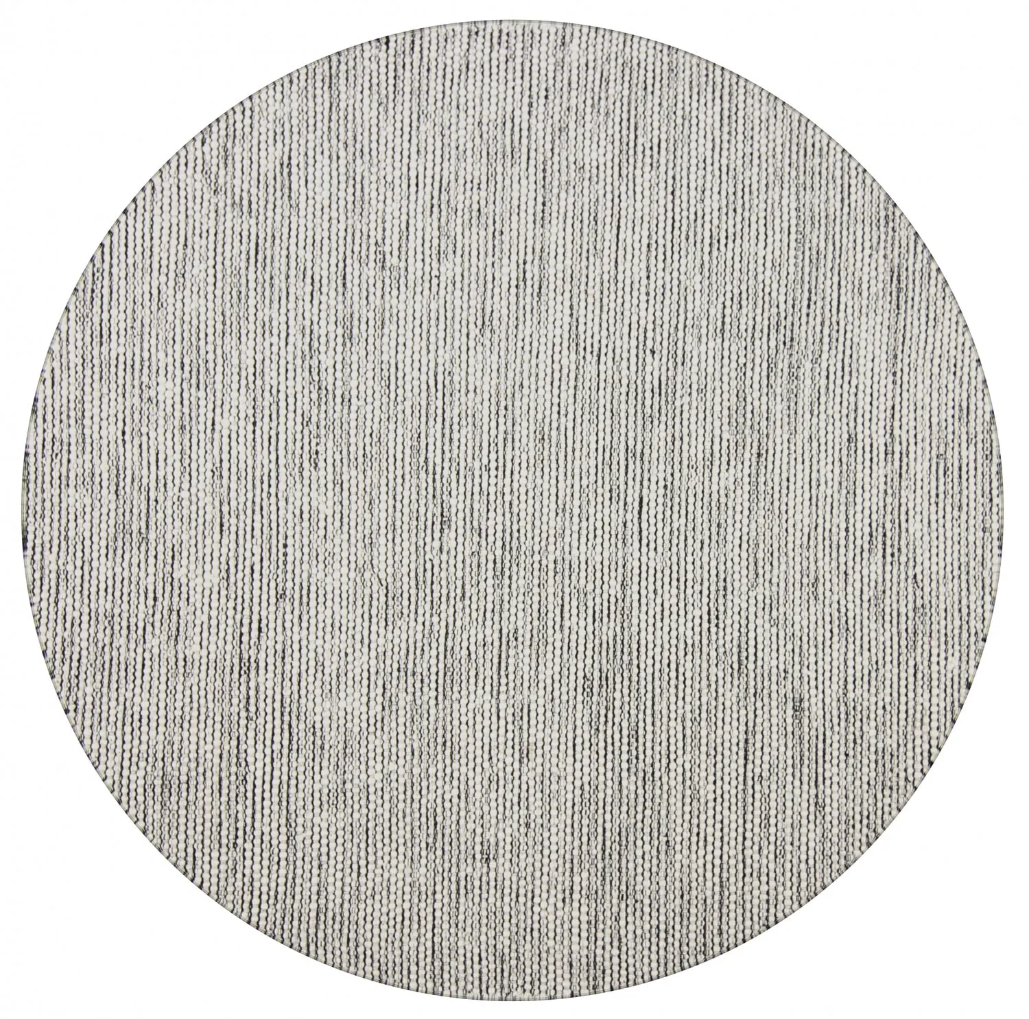 Round rug - Otago (grey/black)