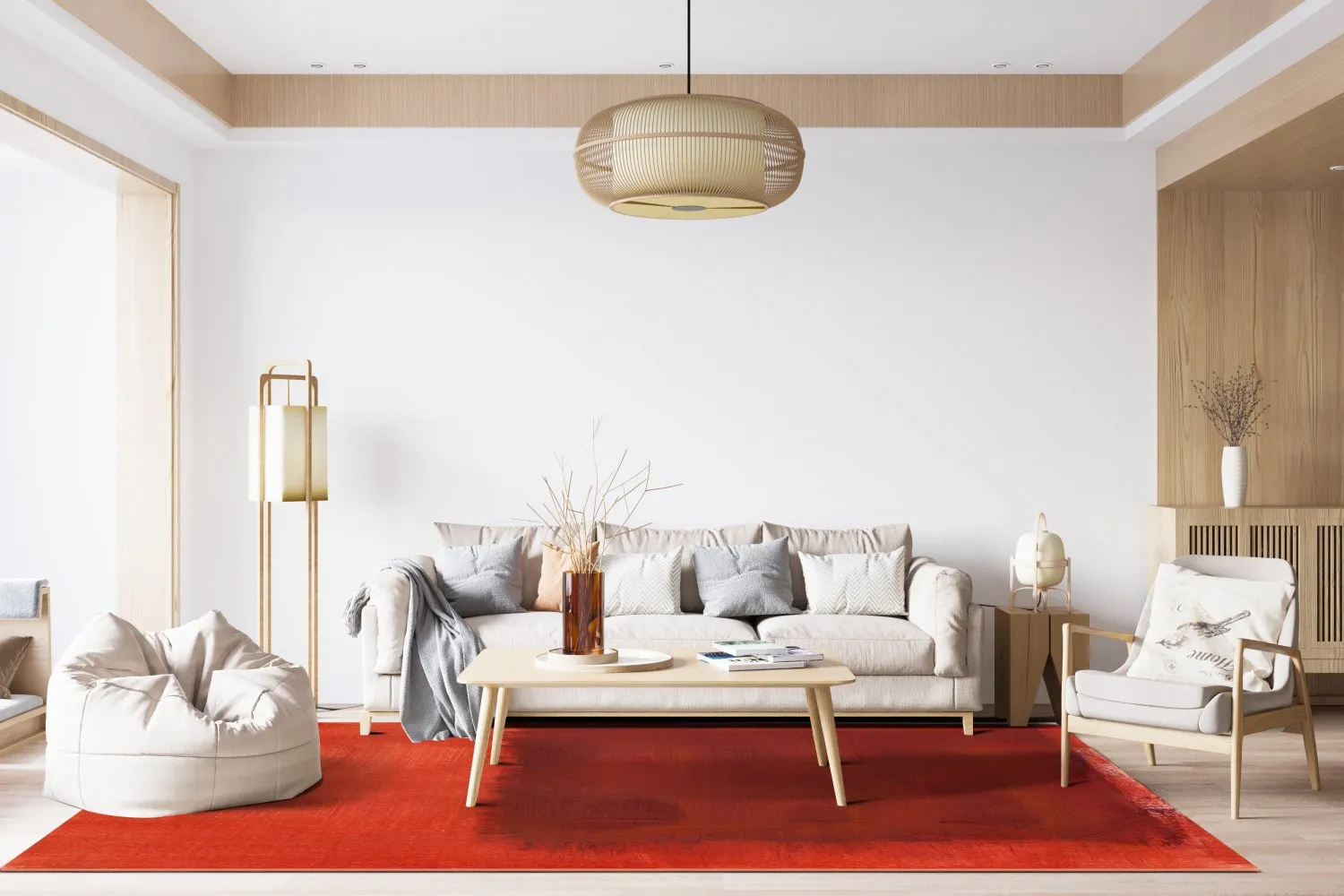Wilton rug - Bidarray (red)