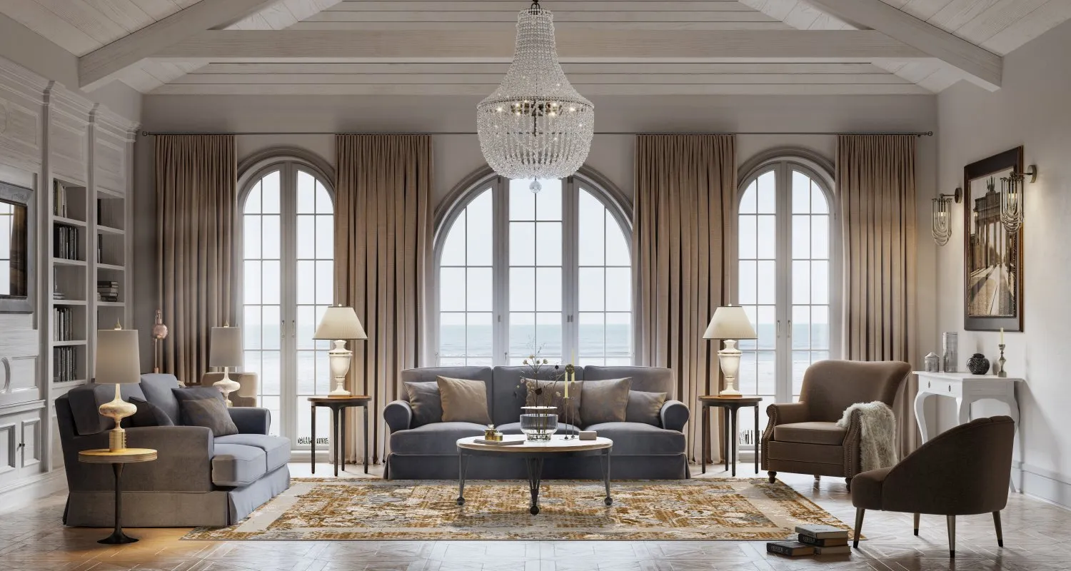 Wilton rug - Lefkada (brown/multi)