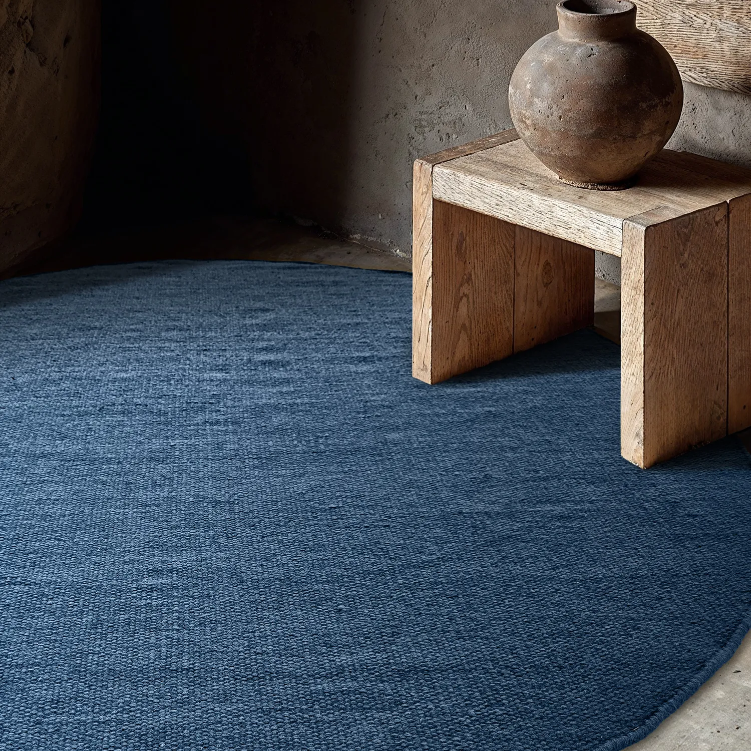 Round rug - Hamilton (navy)