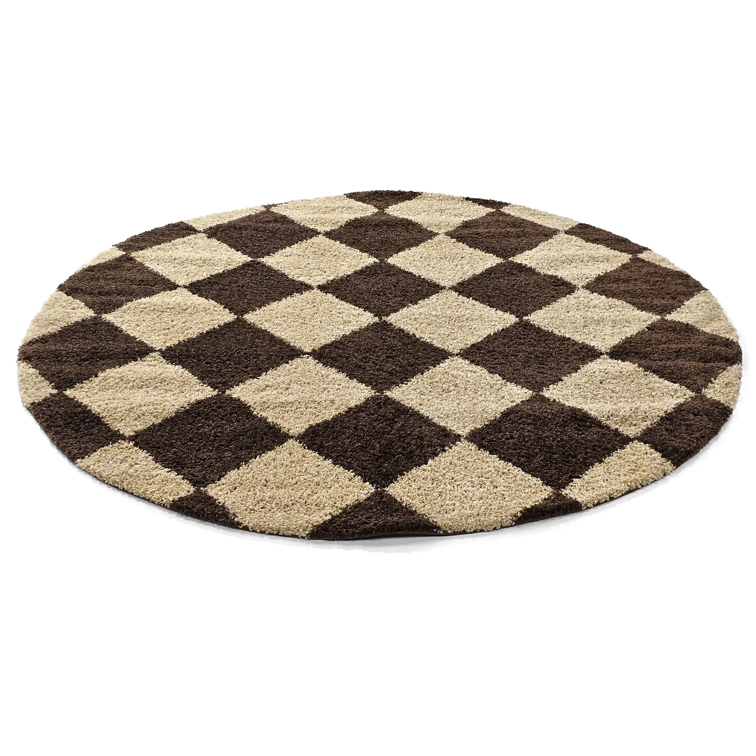 Round rugs - Albi (brown/beige)