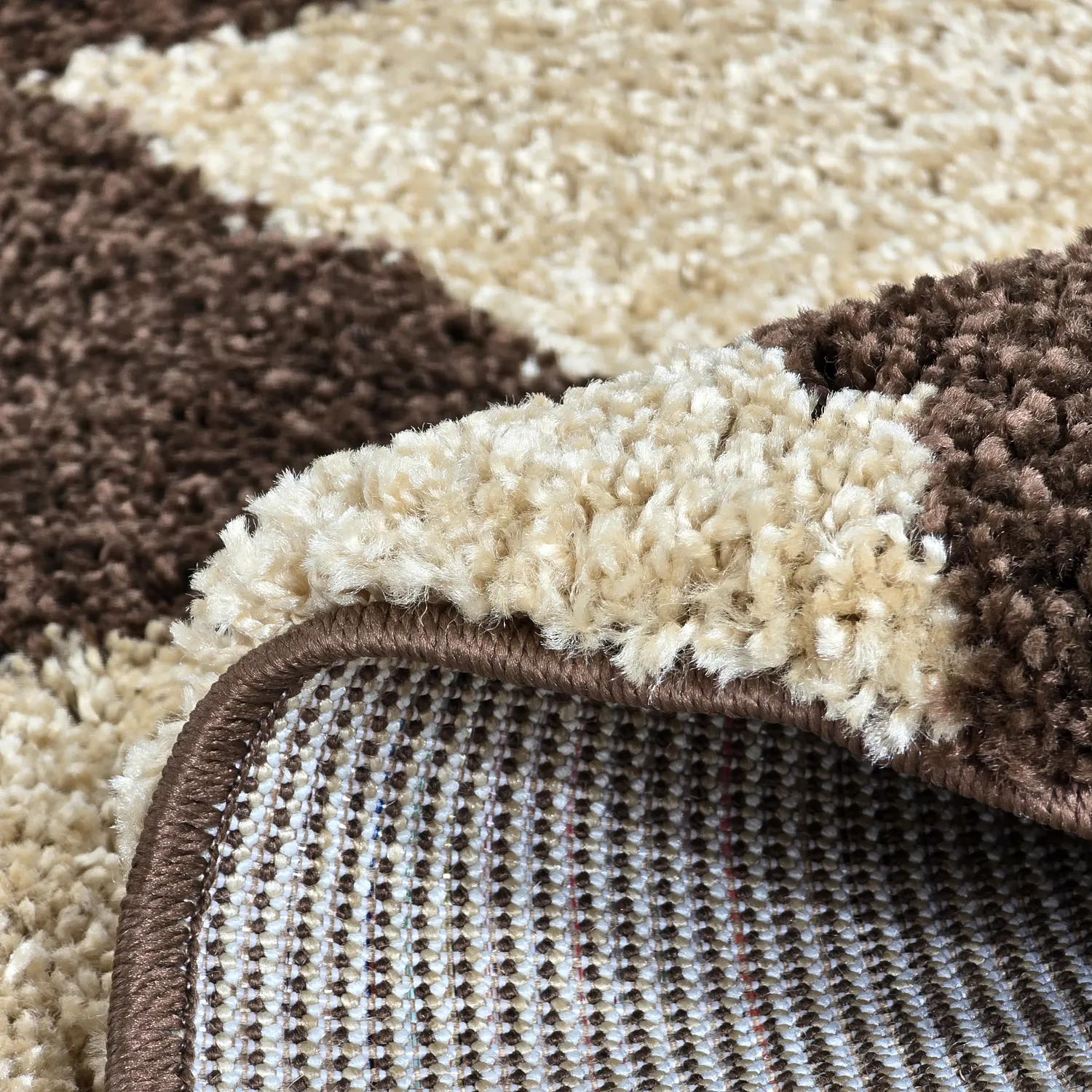 Round rugs - Albi (brown/beige)