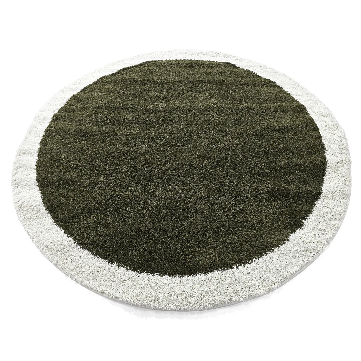 Round rugs - Conques (green/white)