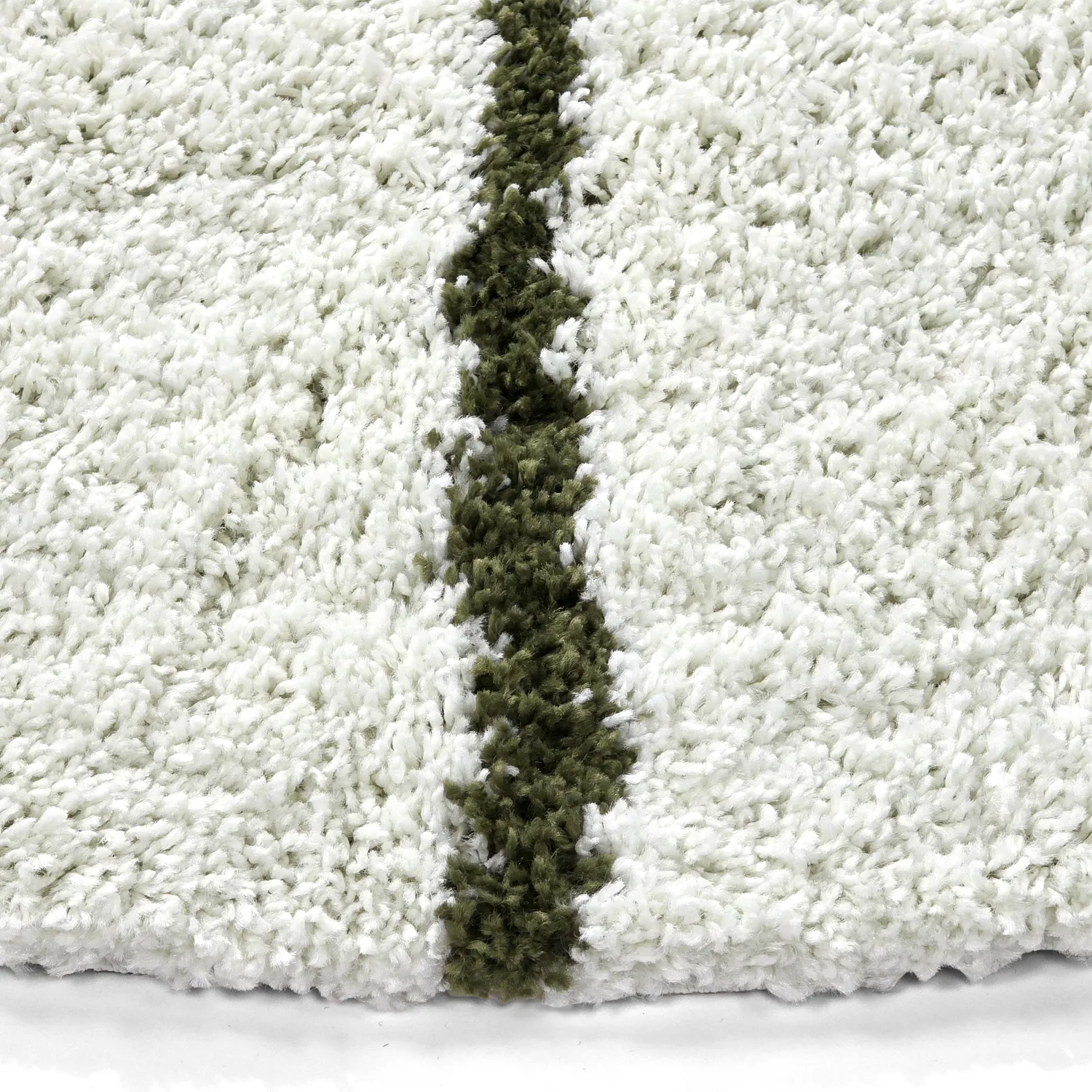 Round rugs - Eze (white/green)