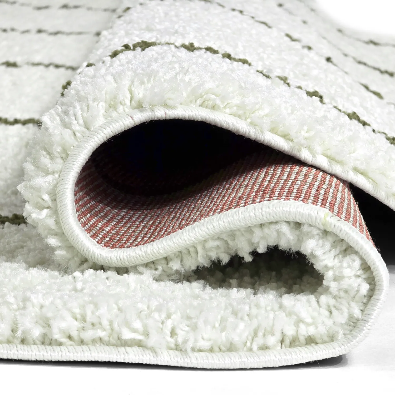 Round rugs - Eze (white/green)
