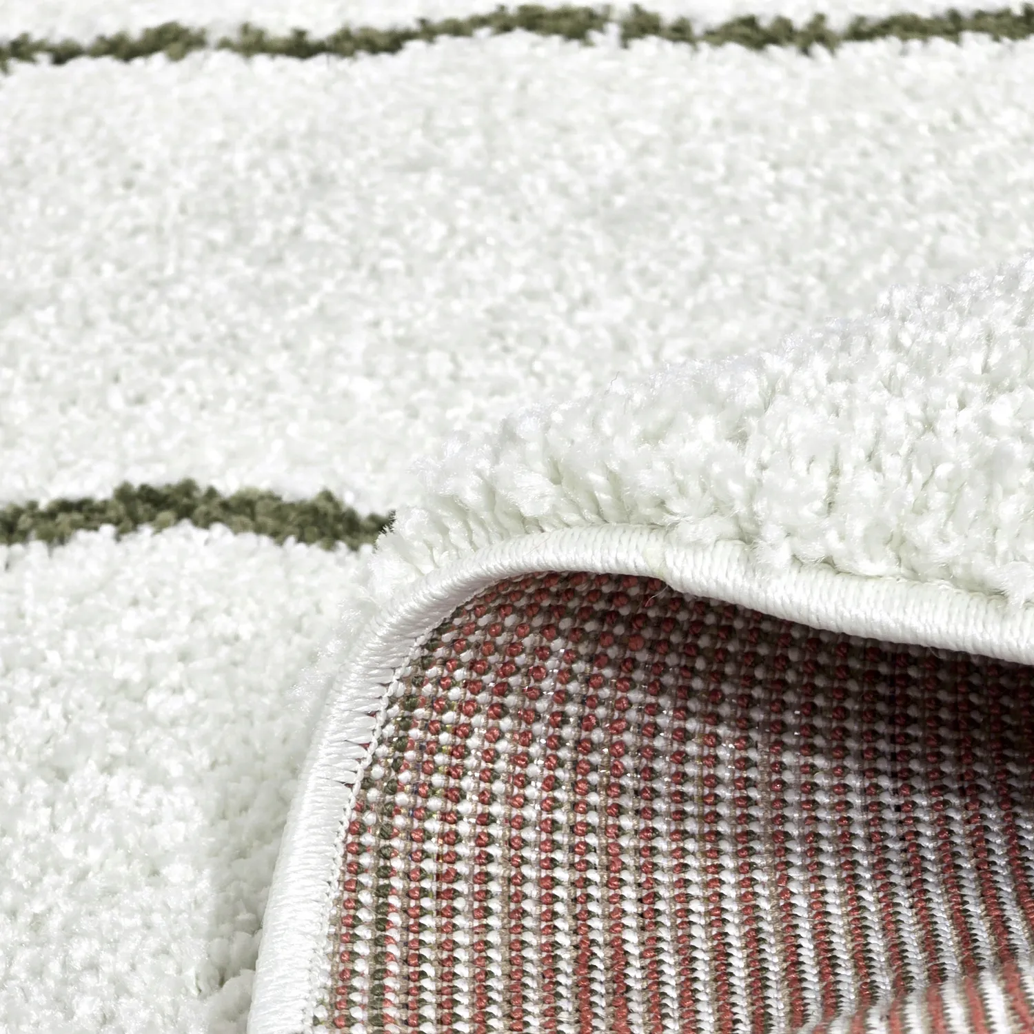 Round rugs - Eze (white/green)
