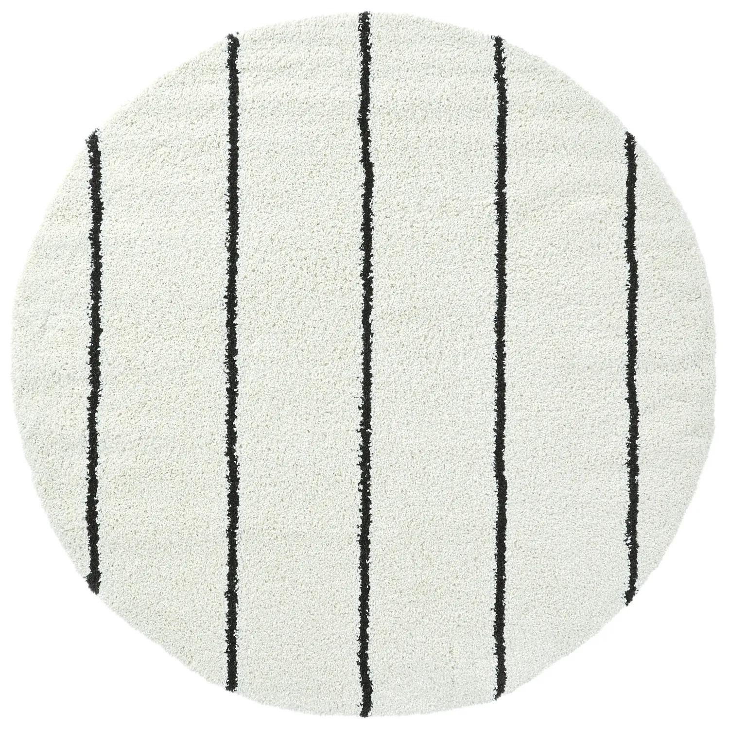 Round rugs - Eze (white/black)