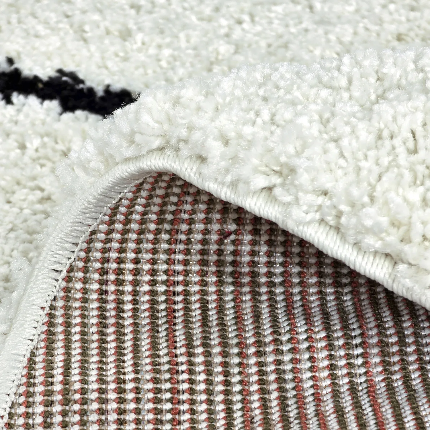 Round rugs - Eze (white/black)