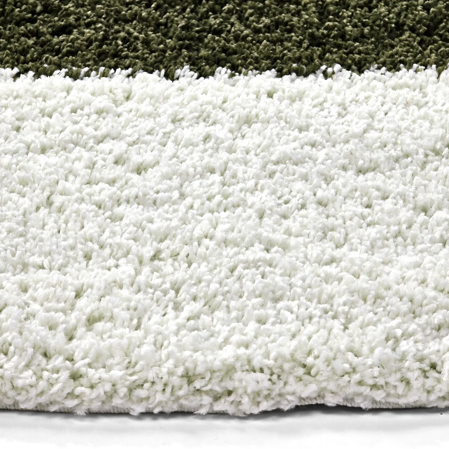 Round rugs - Gordes (green/white)