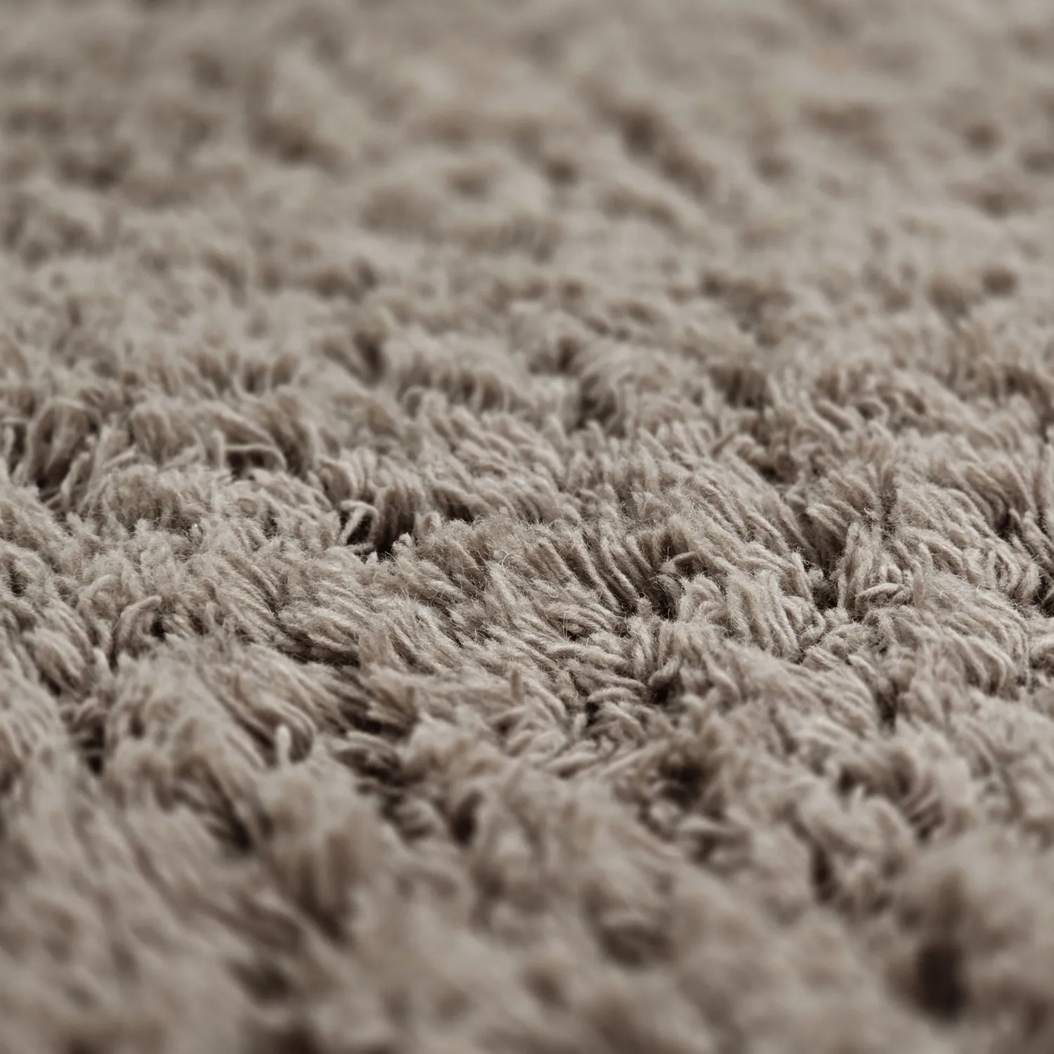 Round rug - Aliste Wool Shaggy (brown)