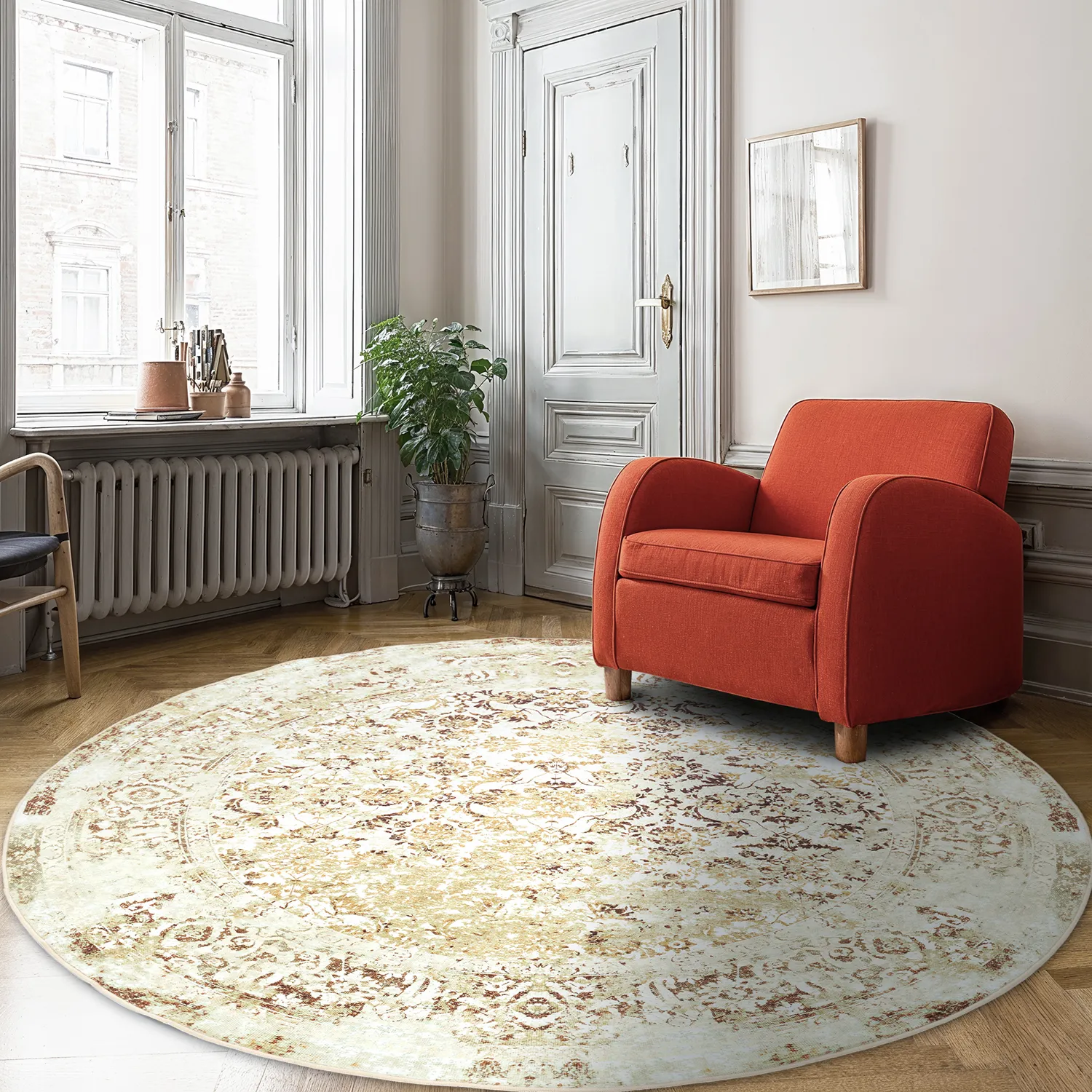 Round rug - Denizli (beige)